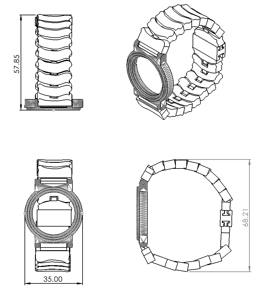 True Human Engineering Drawing